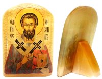 Именная икона из селенита "Святой Апостол Архипп"