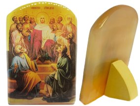Икона из селенита "Пятидесятница (Сошествие Святого Духа)" 