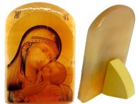 Икона из селенита "Корсунская икона Пресвятой Богородицы"