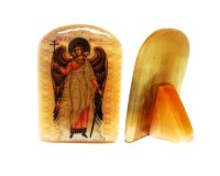 Малая икона из селенита 50*35 "Ангел Хранитель 2"