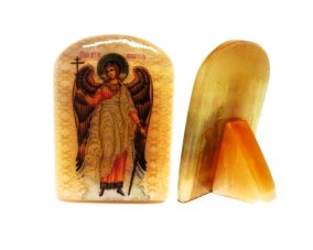 Малая икона из селенита 50*35 &quot;Ангел Хранитель 2&quot; 