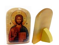 Малая икона из селенита 50*35 "Иисус Господь Вседержитель"