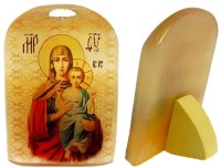 Икона из селенита "Божией Матери Благодатное небо"