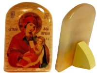 Икона из селенита "Б. М. Утоли мои печали"