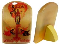Икона из селенита "Божией Матери Ключ Разумения"
