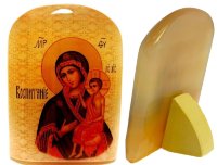 Икона из селенита "Божией Матери Воспитание"