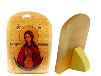 Малая икона из селенита 50*35 "Божией Матери В Родах Помощница"