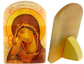 Икона из селенита "Божией Матери Игоревская" 