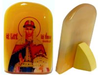 Именная икона из селенита "Анна Новгородская"