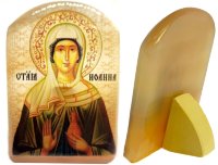 Именная икона из селенита "Святая Иоанна (Жанна, Яна) Мироносица"