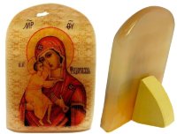 Икона из селенита "Божией Матери Феодоровская"
