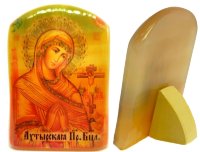 Икона из селенита "Божией Матери Ахтырская"