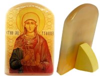 Именная икона из селенита "Св. Мц. Руфина"