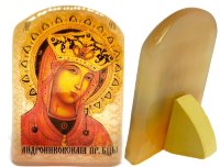Икона из селенита "Божией Матери Андрониковская"
