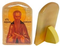  Именная икона из селенита "Максим Исповедник"